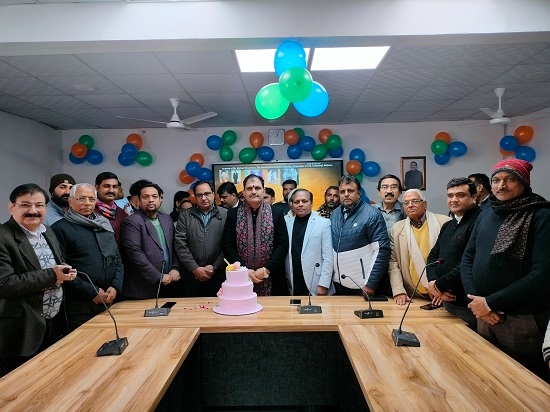 Birthday Celebrations of Hon. Chancellor Shri Kishan Chaudhary ji by Administration, Academic and No